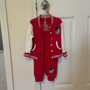 University of GA “Go Dawgs” body, sweatshirt and pants + a swaddle